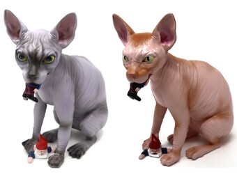 Sphynx Cat Statue Etsy