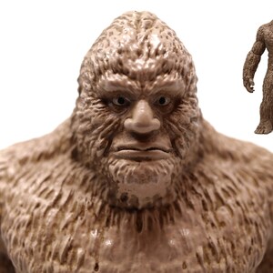 EPIC BIGFOOT Statue Sasquatch Figure Yeti Figurine Beige 9 - Etsy