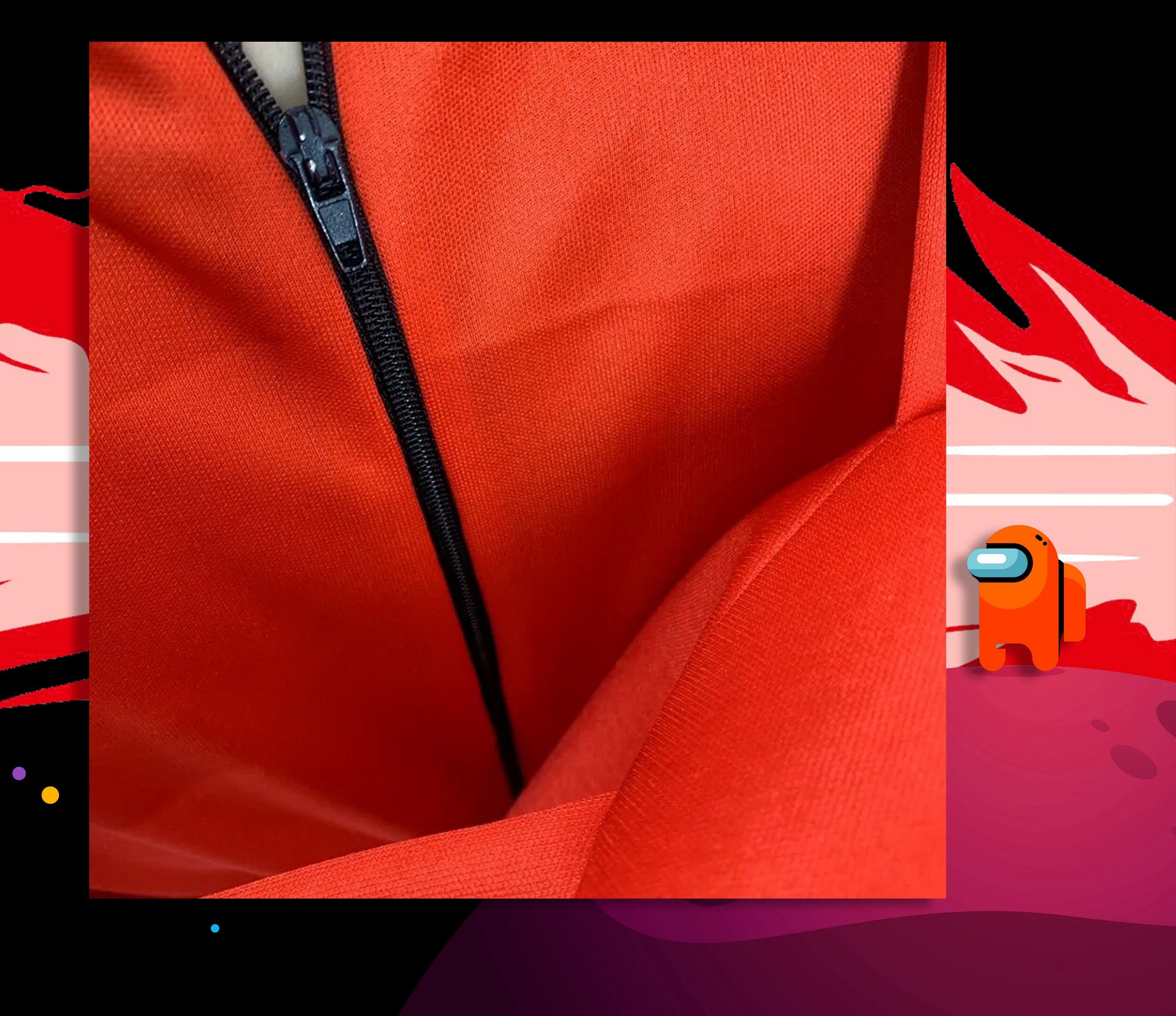 Amongus Cosplay Birthday Party Game Space Kill Bodysuit Etsy