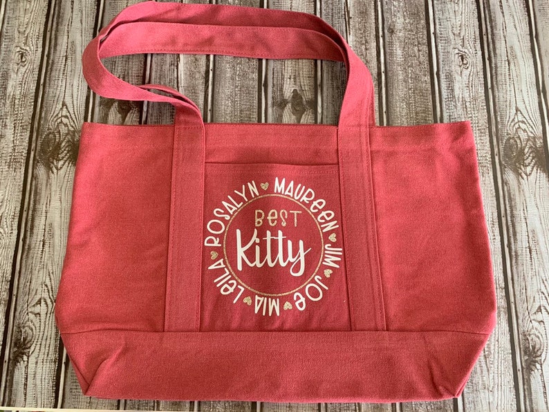 Custom Cotton Canvas Boat Tote 12oz