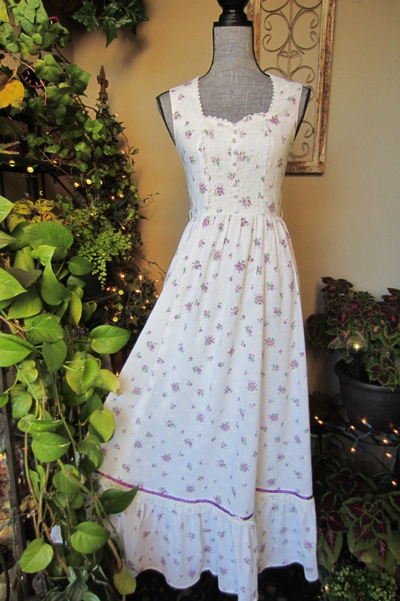 Gunne Sax Style Prairie Dress