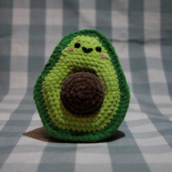 Amigurumi Crochet Green Avocado Cute Handmade Decoration