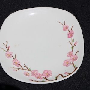 1952 - 1962 Vintage - Metlox - Poppytrail - PEACH BLOSSOM - One Dinner Plate 10 3/8&quot; - Fair Condition