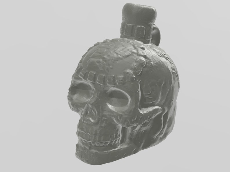 Aztec Death Whistle 3d Print Etsy