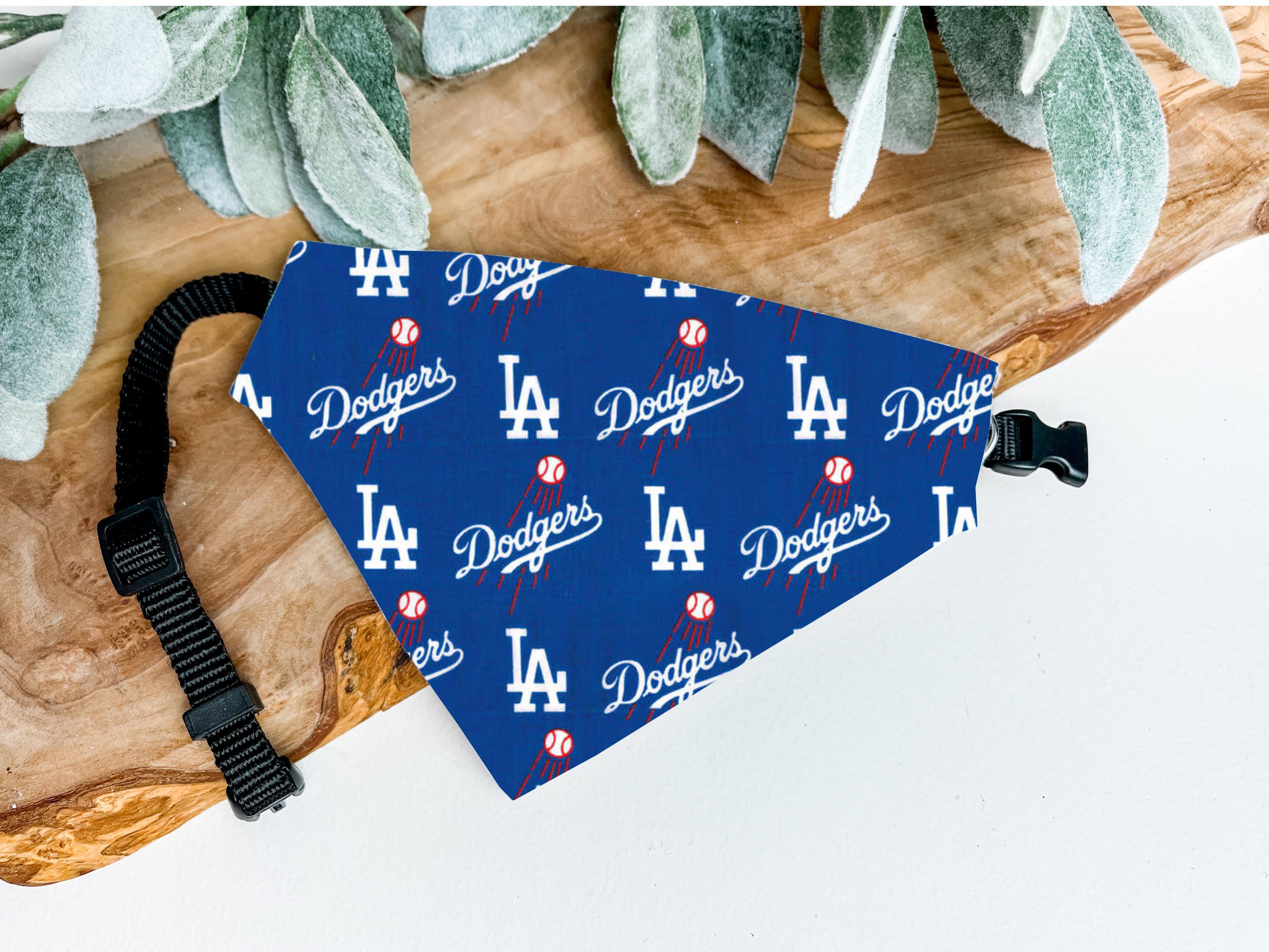 Discover Dodgers Dog Bandana Gift For Baseball Fan Over the Collar Baseball Dog Bandana Sports Team Dog Bandana Cat Bandana Dodgers Pet Clothes