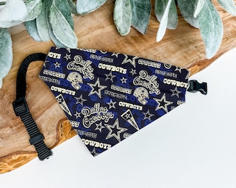 Dallas Cowboys Dog Bandana - Slip-On Collar Style for Pets