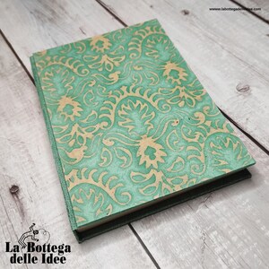 Agenda annuale grande "Arabesk Verde acqua"