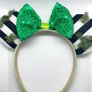 Beetlejuice inspired mouse ears, Beetlejuice on Broadway mouse ears