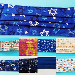 Shabbat face mask, Judaica mask, Jewish masks, Face mask, immediate fast shipping, Washable reusable mask, Mask with Elastic Ear loops