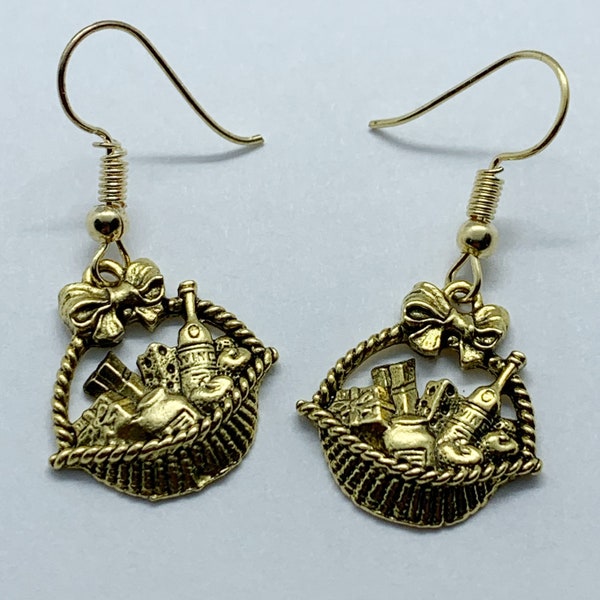 Purim earrings, Mishloach manot earrings, Purim basket earrings, gift basket earrings, shalach manos