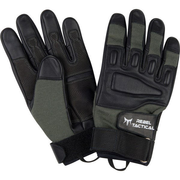 Rebel Men  Tactical  Gloves for  - Protective Outdoor Gear with Non-Slip Grip and Reinforced Palm