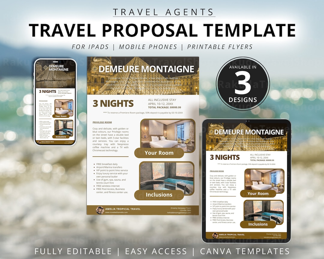 Image 9 for Travel Proposal Template
