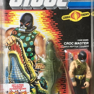 G.I. Joe - Croc Master 1986 Vintage Collectors Action Figure