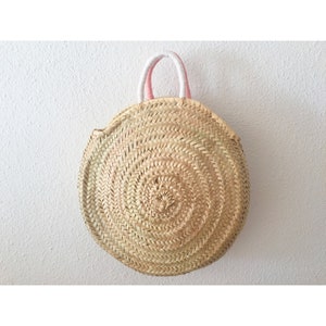 Two Tone Large Woven Bag