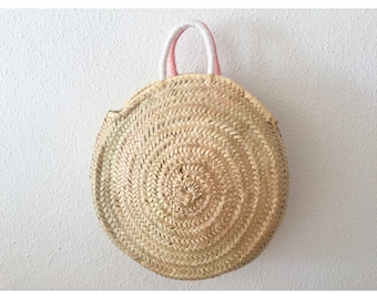 Two Tone Large Woven Bag