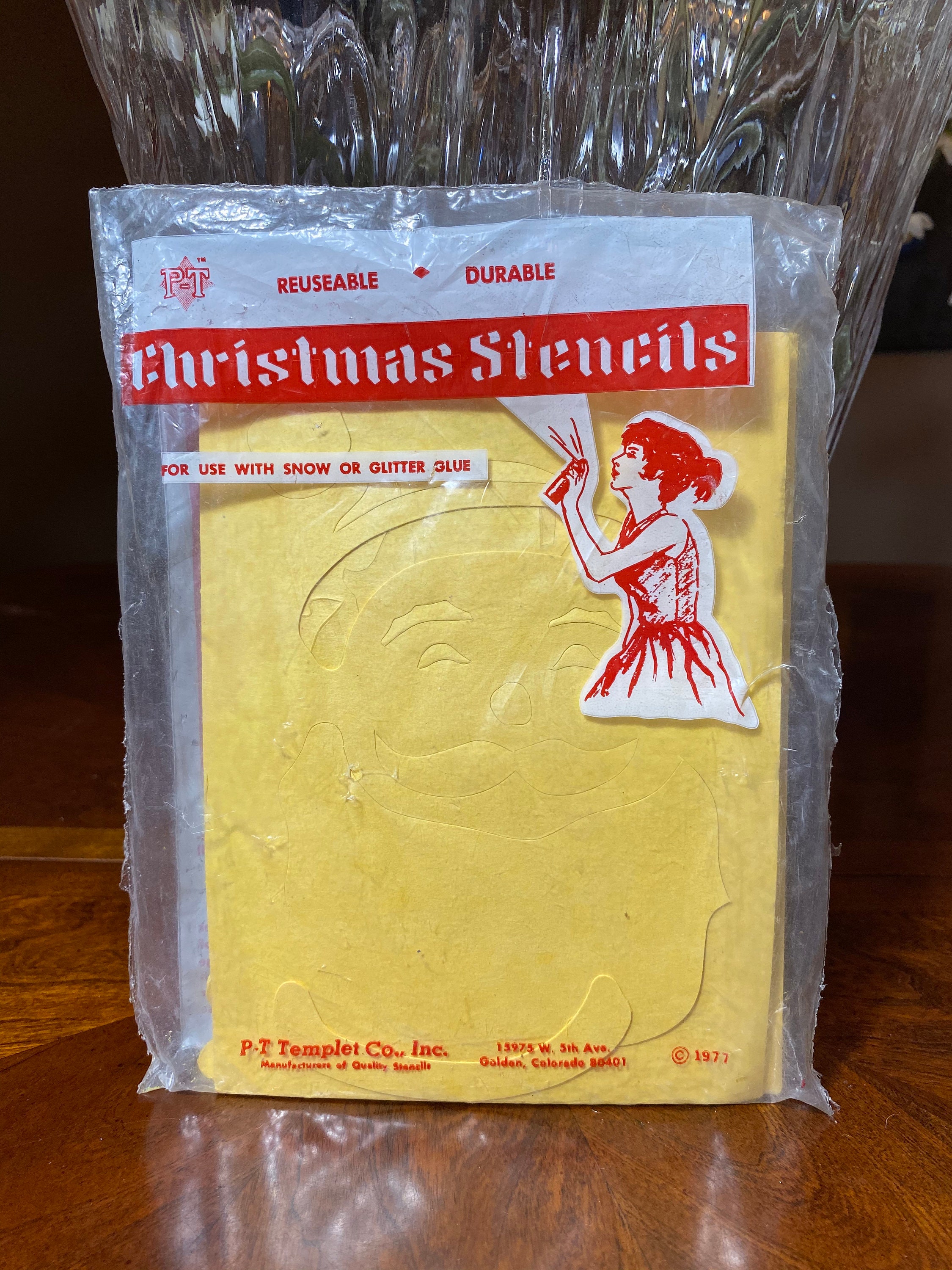 Vintage Christmas Stencils 1977 Plantillas De Navidad Etsy