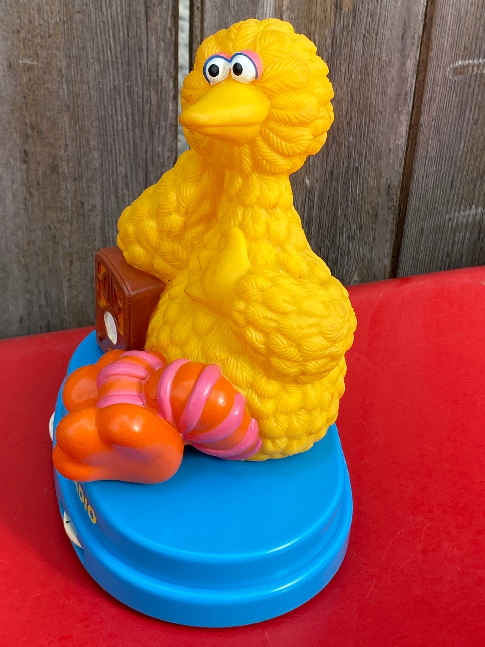 Vintage Big Bird Transistor Radio AM FM vintage Sesame Street Etsy