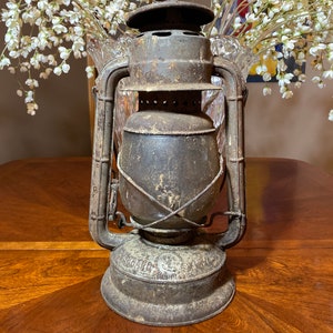 Antique Feuerhand NO 260, Germany, Railroad Lantern, Kerosene Lamp, Rust, Patina