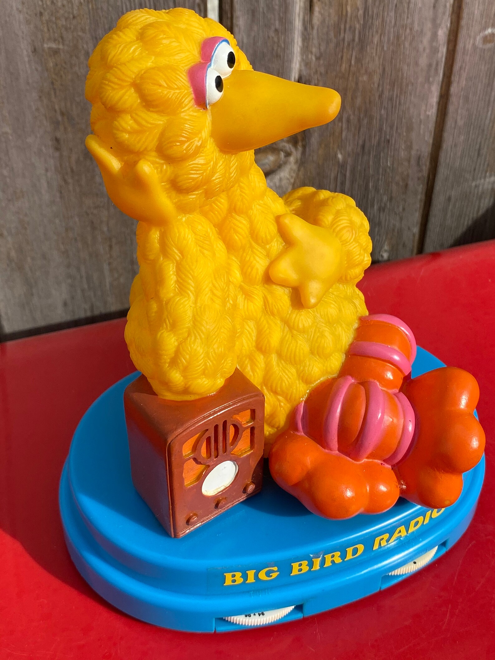 Vintage Big Bird Transistor Radio AM FM vintage Sesame Street Etsy