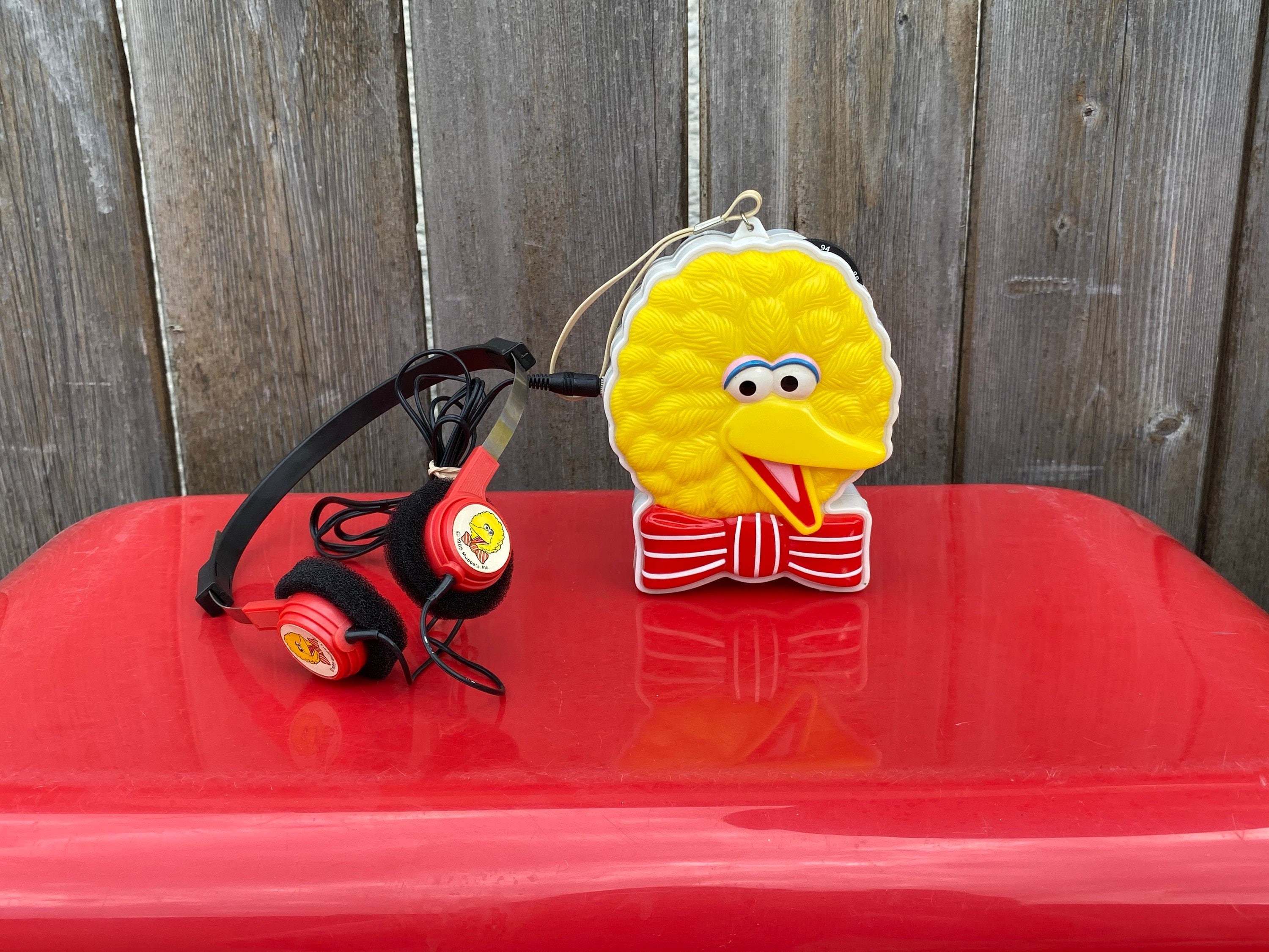Vintage Big Bird AM Transistor Radio With Original Headphones Etsy