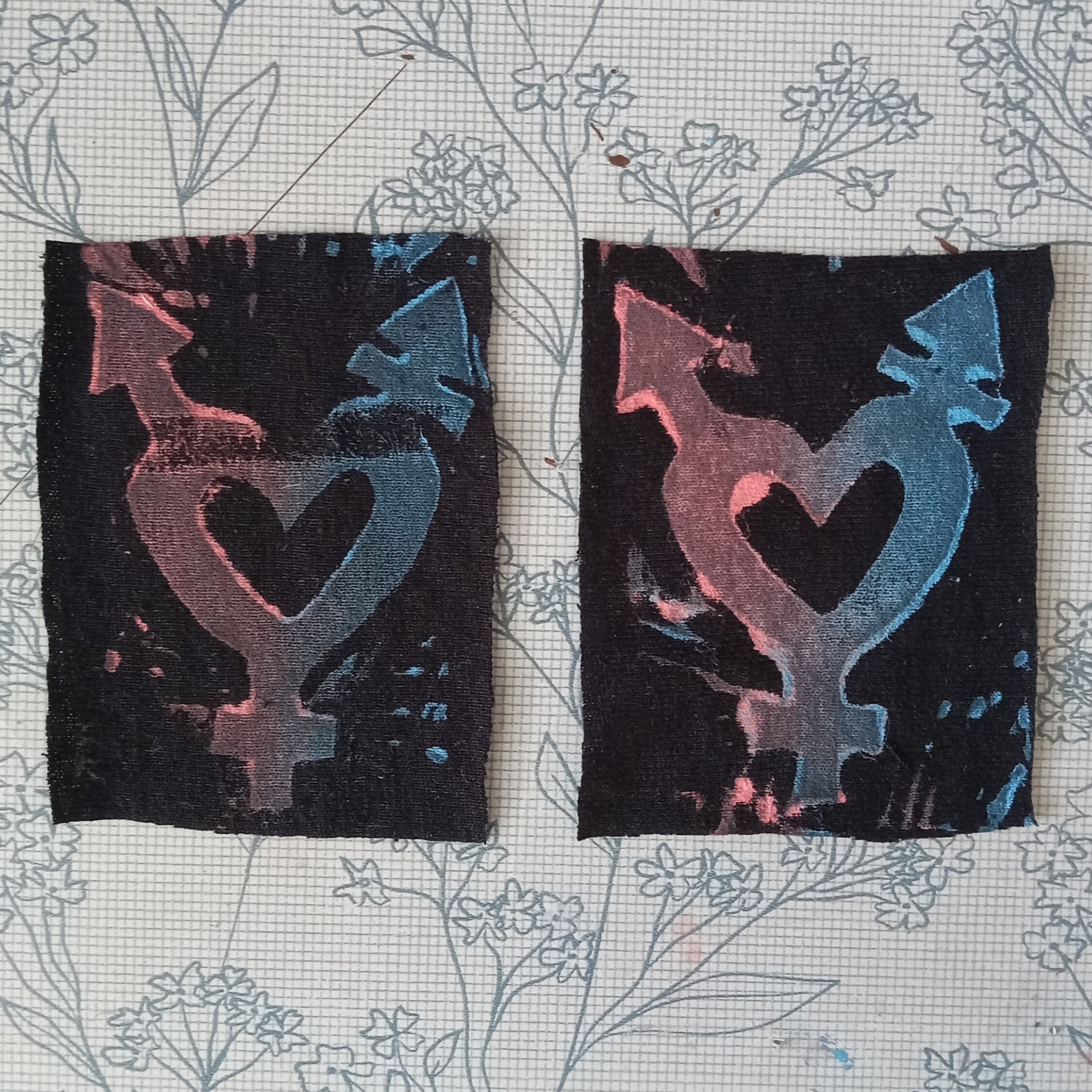 Trans Symbol Patch Trans Heart Symbol Patch | Transgender Pride | T4T | Transsexual Pride ...
