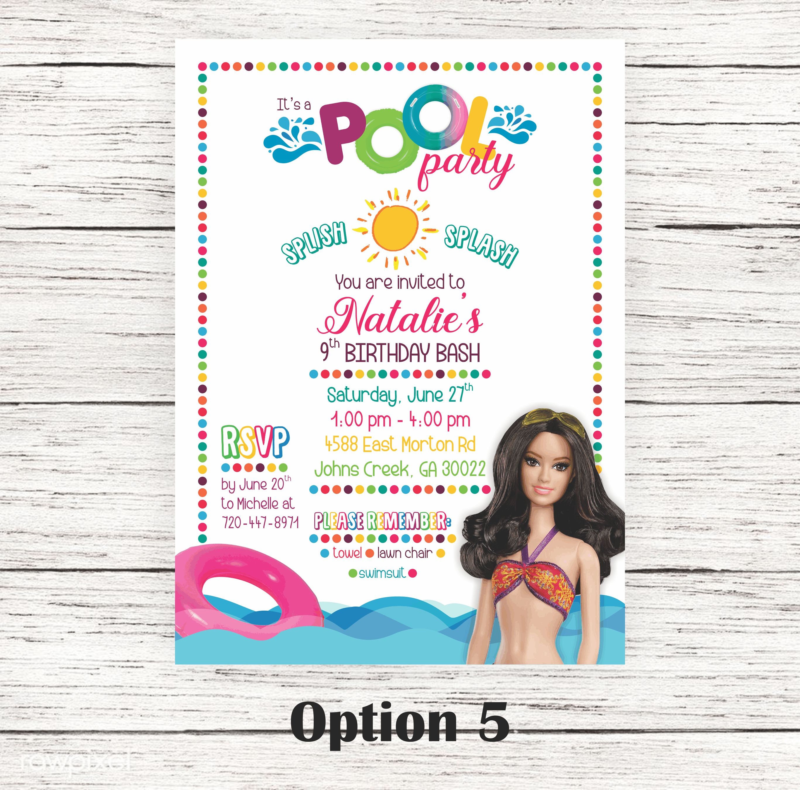 barbie-pool-party-birthday-invitation-piy-file-printable-etsy