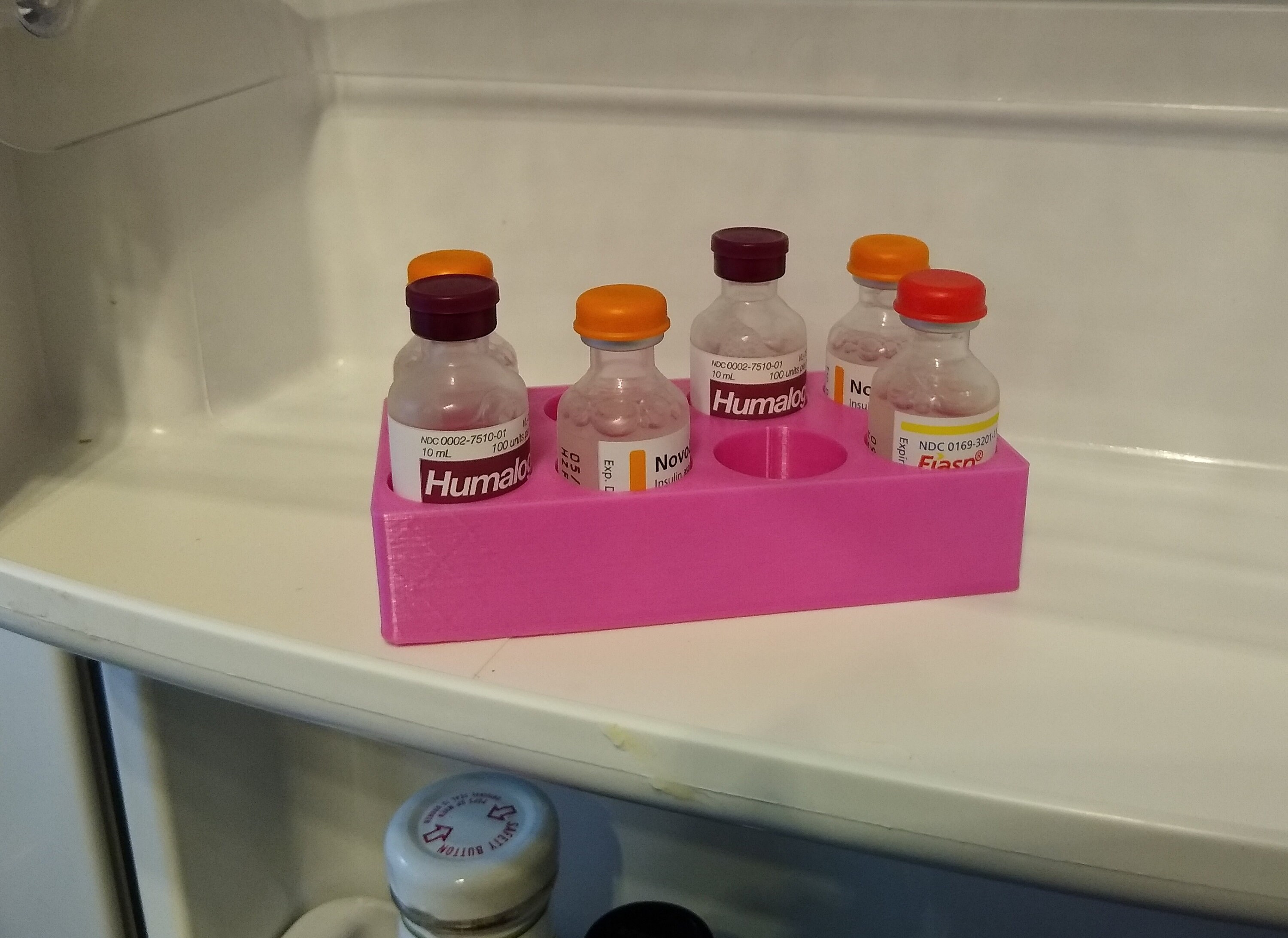 Insulin Vial Holder / Caddy for Humalog Novolog Fiasp Etsy