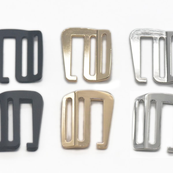 G hooks Zinc alloy Strap Slide Hook Bra Making Buckles Adjustment for Slider Swimwear leather craft Clothing accessories