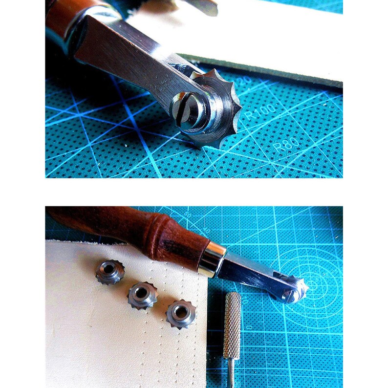 Leather Craft Tool Spacer Set System W Wheel 5 6 7 8 Sewing Etsy