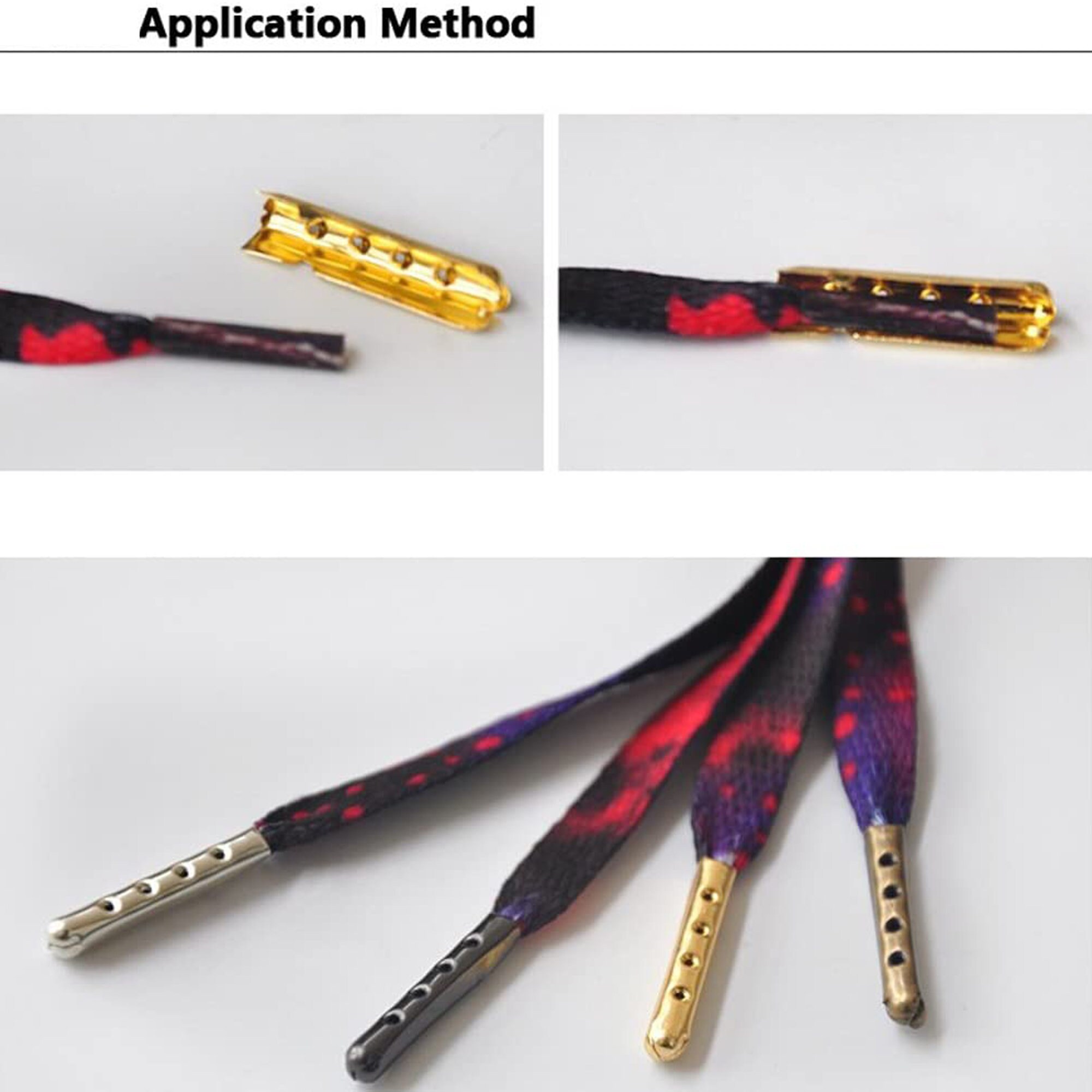 Metal Shoelace Bullet Ends Aglet Tip Replacement Shoe Lace Etsy