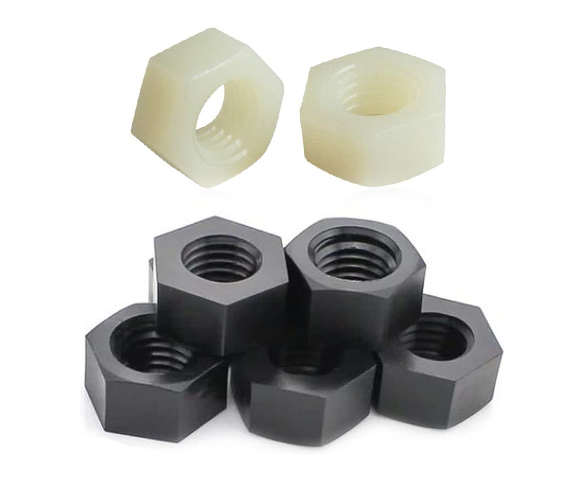 Nylon Hex Nuts Metric Thread Plastic Hex Head Nuts Tools M3 M4 Etsy