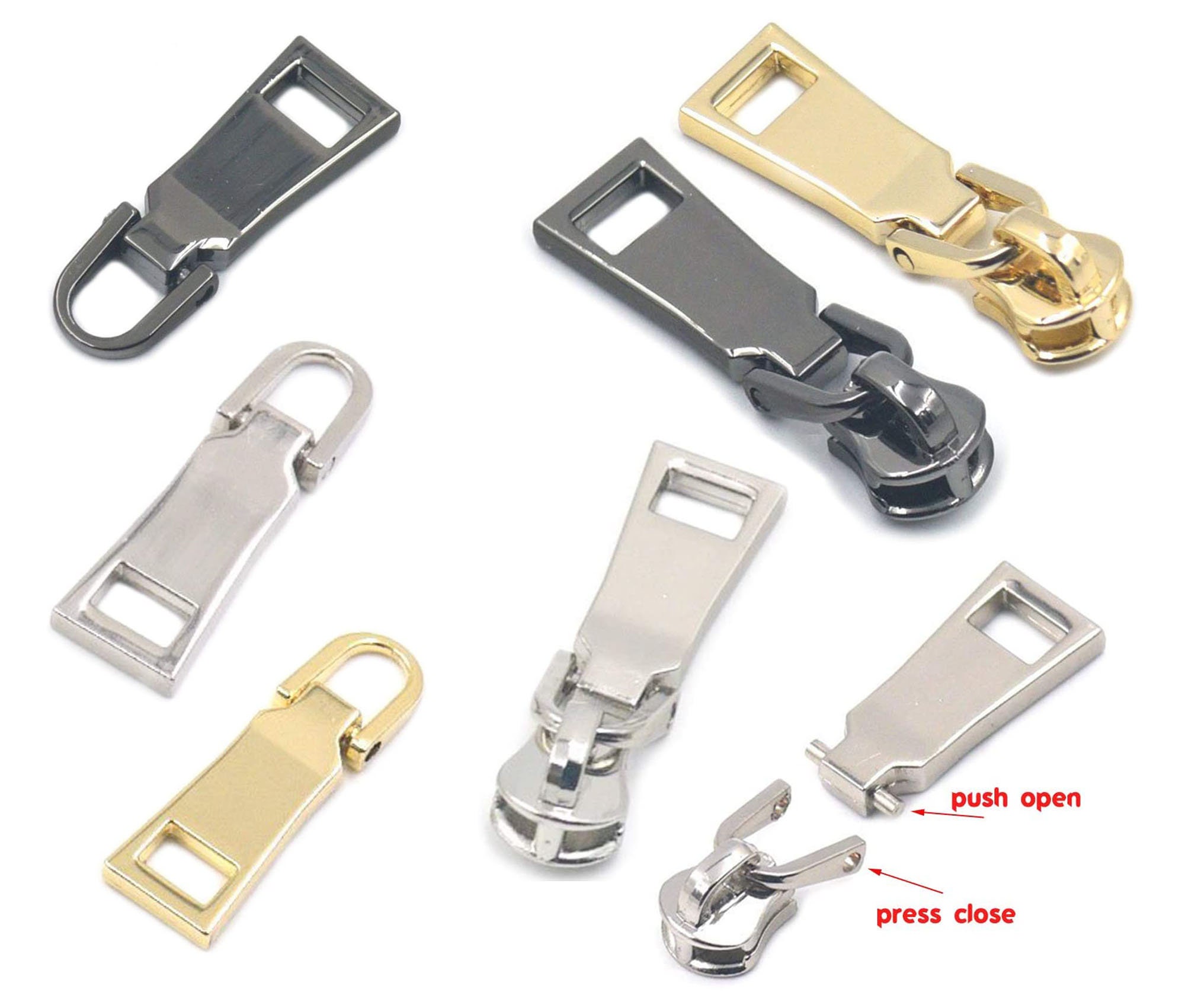 Zipper Jig, Zipper Pull, Zipper Helper, Zipper Slider or Puller Installing  Tool, Heavy Duty Tool 