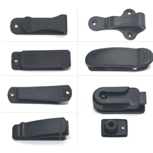 Plastic Belt Clip Holster Sheath Clasp Hook Buckle Belt Keyring Black