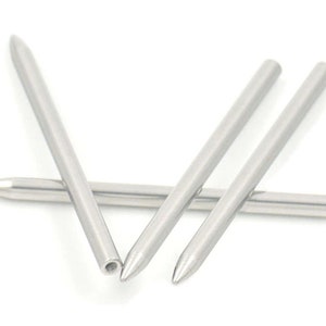 Paracord Needle, Stainless Steel With Screw Thread Shaft Tip 