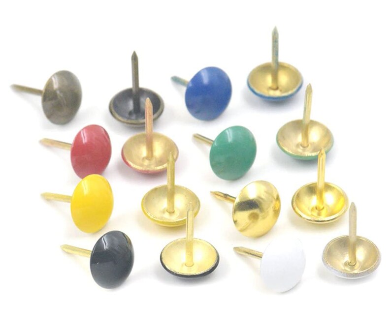 Tack Push Pins Upholstery Doornail Button Furniture Jewelry Etsy