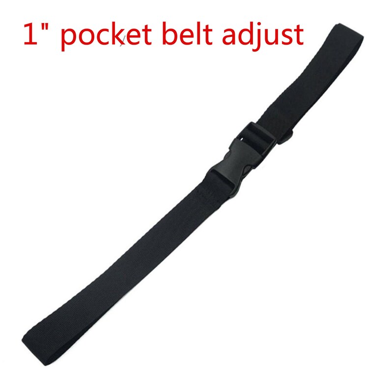 Luggage Strap Adjust Pocket belt buckle Nylon Reusable Tie Hook 1 1.5 2