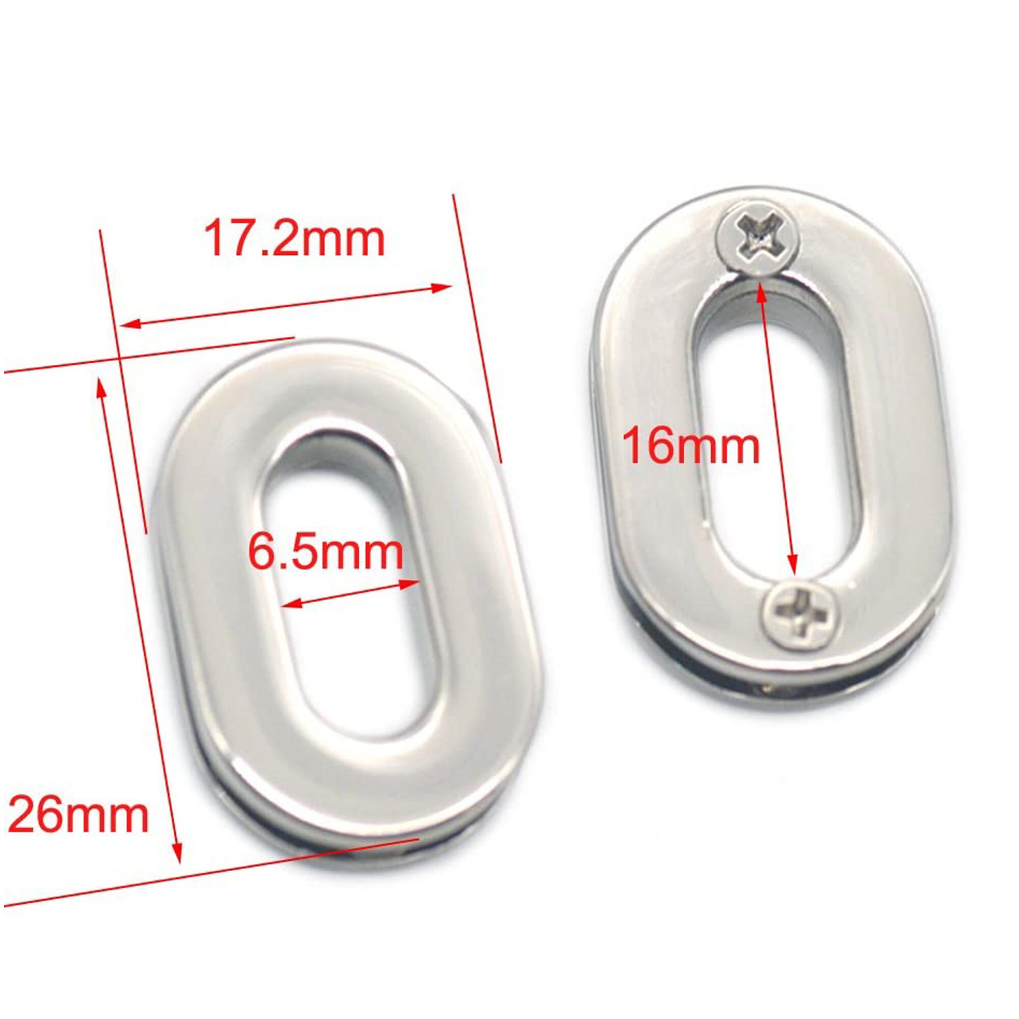 Zinc Alloy Oval Grommet Eyelets Canvas Self Backing Screw Etsy