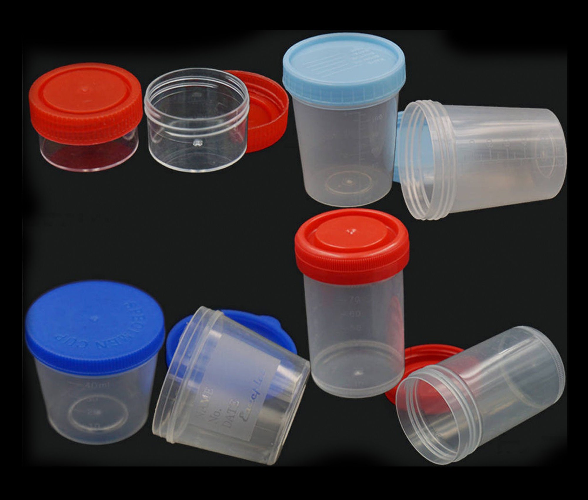 Empty Specimen Container Security Screw Cap sterile plastic Etsy