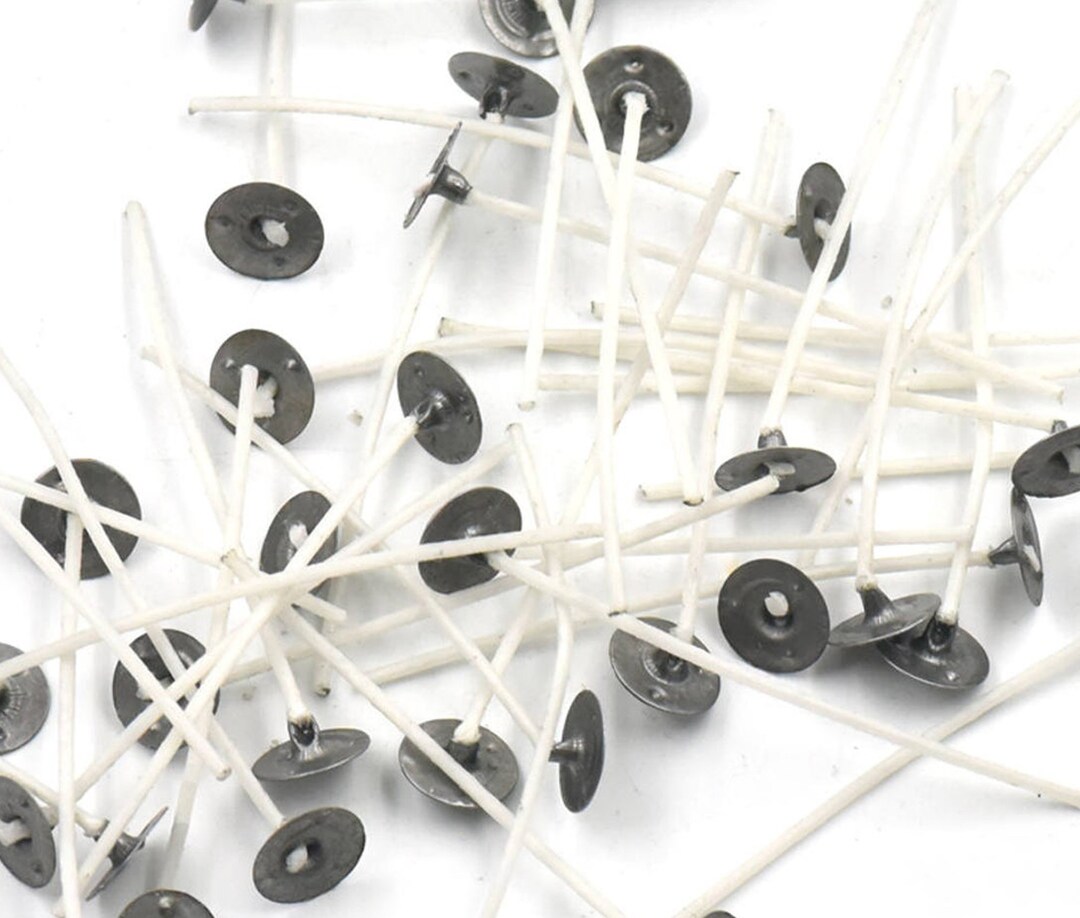 Candles Wicks Pretabbed Zinc Core Thread for Candle Making Etsy