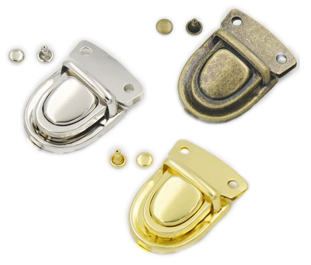 Closure Catch Tuck Lock for Leather Bag Case Clasp Hangbag Purse