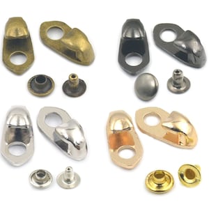 Metal Boot Hooks Modeling Indentation Fittings with Rivets for Hiking  Climbing Boot Shoe Buckle - China Boot Hardware and Shoe Hook price