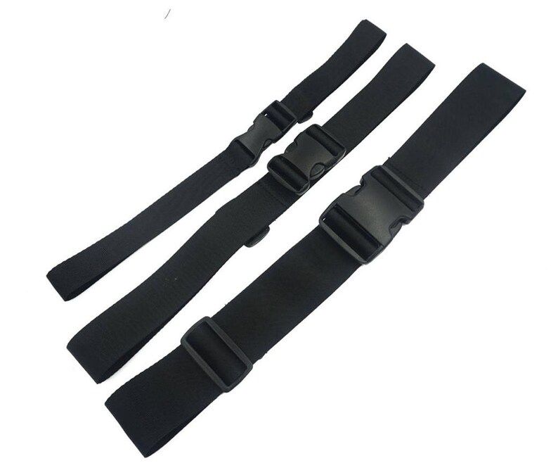 Luggage Strap Adjust Pocket belt buckle Nylon Reusable Tie Hook 1 1.5 2
