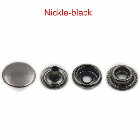 Gold,1//2 12mm 100 Pcs Rapid Rivet Button Snap Leather Craft Fasteners Hardware