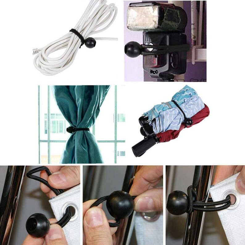 17CM 6 Ball Bungee Cord Elastic String Canopy Tarp Tie Etsy
