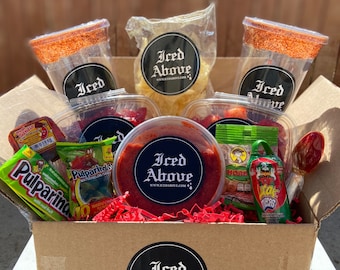 Watermelon Michelada Box with gourmet Sweet and Spicy gummies and Mexican candies (Care Package)