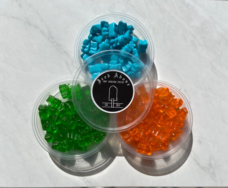Gourmet Sweet Iced Above Flavored Gummy Bears NO SPICE MIXTURE image 2
