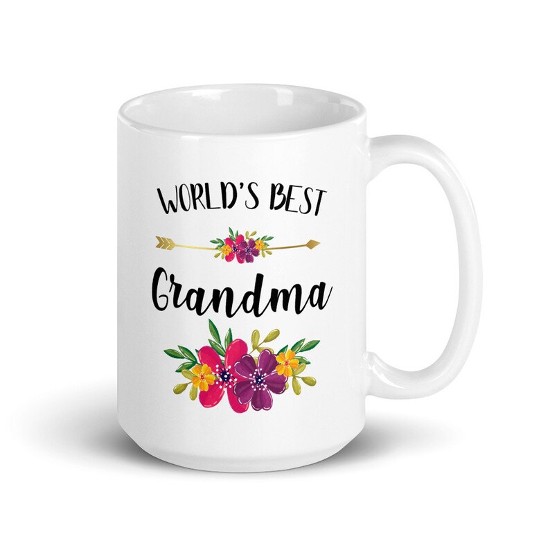 World's Best Grandma Mug Grandma Coffee Mug Grandma Mug Etsy