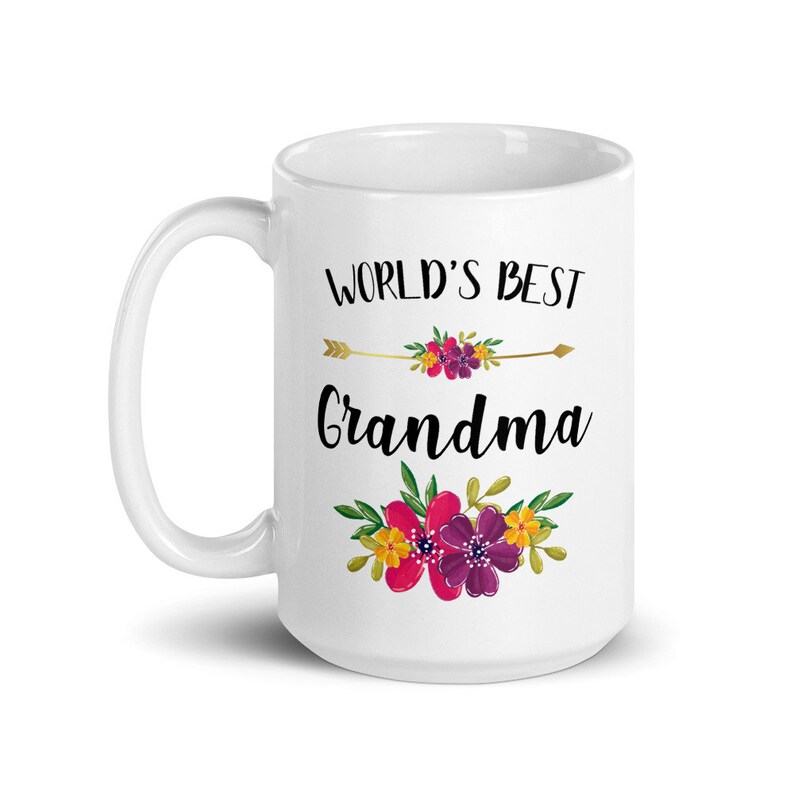 World's Best Grandma Mug Grandma Coffee Mug Grandma Mug Etsy