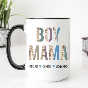 Boy Mama Mug, Mom Gift, Mom To Be, Gift For Mom, Gift For Wi