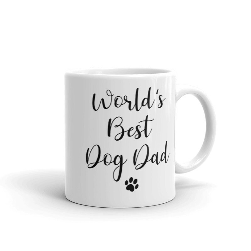 Dog Dad Mug World's Best Dog Dad Personalized Dog Dad Etsy